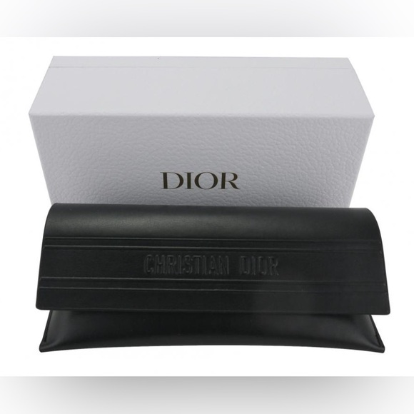 NEW DIOR DIORINCLUSION 010/0T SILVER RIMLESS GEOMETRIC SUNGLASSES - Picture 3 of 3